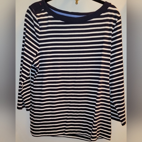 Talbots Tops - Talbots Stretch Weekend Tee.  P2P:  24.5" L:  26.5"
